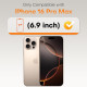 Защитное стекло TOCOL для iPhone 16 Pro Max, твердость 9H, ударопрочное, закаленное стекло военного класса, полное покрытие, простая установка (my-17018)