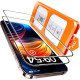 Защитное стекло TOCOL для iPhone 16 Pro Max, твердость 9H, ударопрочное, закаленное стекло военного класса, полное покрытие, простая установка (my-17018)