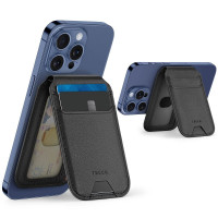 Кошелек с сильным магнитным креплением TUCCH Magsafe регулируемая подставка-держатель карт с блокировкой RFID для iPhone 15 14 13 12 Max/Pro/Plus (my-15113)