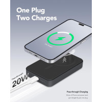 Магнітний Power Bank для iPhone 6500 мАч із швидкою зарядкою GOWATT (my-7024)
