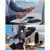 Портативний зарядний пристрій, повербанк AsperX HYG003 10000 мАг з виходом USB C (my-7111)