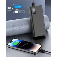 Зовнішній акумулятор, повербанк Bogseth XHC-ZT02-PW 24000 мАг, 22.5 W, USB C (my-7034)