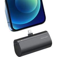Сверхкомпактный мини-аккумулятор Power Bank Charmast CMP 5000 mAh с функцией быстрой зарядки PD мощностью 20 Вт, совместимый с iPhone (my-7087)