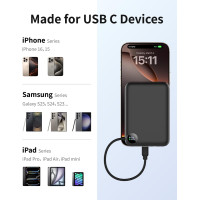 Вбудований міні-портативний акумулятор USB-C 20 000 мА·год 20 Вт OKZU C2050 (my-17161)