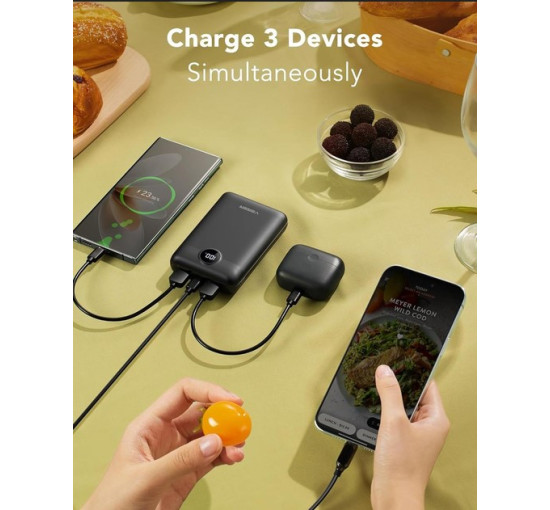 Павербанк VEGER V2053 20000mAh швидка зарядка 22,5 Вт (my-17159)