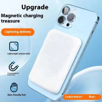 Портативний магнітний бездротовий зовнішній акумулятор 5000 mah із швидкою зарядкою (my-18157) Портативний магнітний бездротовий зовнішній акумулятор 5000 mah із швидкою зарядкою (my-18157)