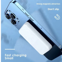 Портативний магнітний бездротовий зовнішній акумулятор 5000 mah із швидкою зарядкою (my-18157) Портативний магнітний бездротовий зовнішній акумулятор 5000 mah із швидкою зарядкою (my-18157)