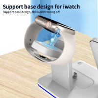 Бездротова зарядна станція Aimtel 3 в 1 для декількох пристроїв Apple iPhone, iWatch, AirPods 18 Вт, чорний (my-1097)