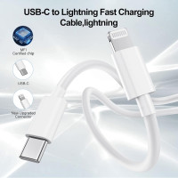 Кабель USB C - Lightning для швидкого заряджання iPhone Cionum 2 м 2 шт (my-4096)