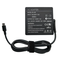Универсальный адаптер питания для ноутбука 100 Вт USB Type C 20 В 5 А, мобильного телефона, зарядное устройство (my-12111)