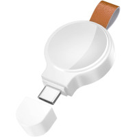Бездротовий портативний зарядний пристрій USB-C Flintronic для Apple Watch, магнітний дорожній зарядний пристрій (my-15292) Бездротовий портативний зарядний пристрій USB-C Flintronic для Apple Watch, магнітний дорожній зарядний пристрій (my-15292)