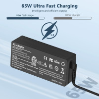 Зарядное устройство для ноутбука USB Type C мощностью 65 Вт LTBSTOYE SK90200325 (my-4134)