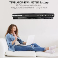 Аккумулятор для ноутбука M5Y1K, совместимый с Dell Inspiron 40 Втч, 14,8 В (my-4077)