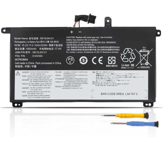 Аккумулятор для ноутбука K KYUER 32 Вт·ч 01AV493 для Lenovo ThinkPad (my-17235)