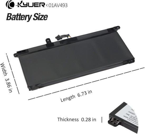 Аккумулятор для ноутбука K KYUER 32 Вт·ч 01AV493 для Lenovo ThinkPad (my-17235)