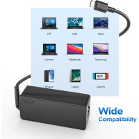Зарядное устройство NATNO 45 Вт Type C USB C для ноутбука Acer Chromebook, HP Chromebook (my-17256)