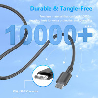 Зарядное устройство NATNO 45 Вт Type C USB C для ноутбука Acer Chromebook, HP Chromebook (my-17256)