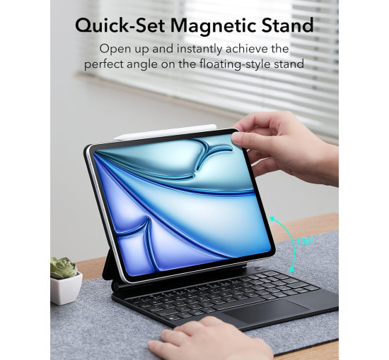 Чохол ESR 6B012 для iPad Air 11 дюймів з клавіатурою (M3/M2, 2025/2024), iPad Pro 11 чорний (my-18028)