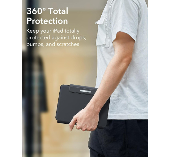 Чохол ESR 6B012 для iPad Air 11 дюймів з клавіатурою (M3/M2, 2025/2024), iPad Pro 11 чорний (my-18028)