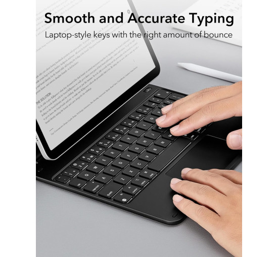 Чохол ESR 6B012 для iPad Air 11 дюймів з клавіатурою (M3/M2, 2025/2024), iPad Pro 11 чорний (my-18028)
