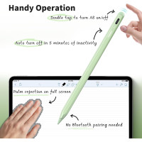 Metapen iPad Олівець стілус A8 для Apple 2-го покоління зі швидкою зарядкою м'ятно-зелений (my-4139)