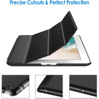Чохол JETech для iPad 2, 3, 4 (модель 2012/2011), не підходить для iPad Air або iPad Air 2, Smart Cover, чорний (my-15332)