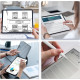 Стилус Metapen APP442 Pencil A14 с быстрой зарядкой, с защитой от прикосновений ладони для Apple Pro белый (my-17146)