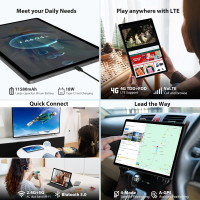 Планшет WITECOR A14 на Android 14 14-дюймовый дисплей 2.5K 36 ГБ + 256 ГБ / TF 1 ТБ 8 ядерный процессор серый (my-18049)