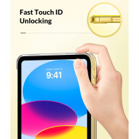 Чохол MoKo для нового iPad (A16) 11-го покоління, висота 25 см, ширина 18 см, чохол для iPad 11 дюймів/10,9 дюймів, підтримка Touch ID, світло-жовтий (my-15334)