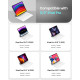 Чехол для клавиатуры ESSAGER iPad для iPad Pro 12,9 дюйма 6/5/4/3 поколения F91 Magic (my-3084)