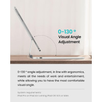 Чохол для клавіатури ESSAGER F91 Magic iPad для iPad Pro 12,9 дюйма 6/5/4/3 покоління (my-3084)