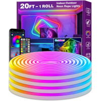 Світлодіодні неонові стрічки для приміщення AILBTON Led Neon Rope Lights 6-м (my-4333) Світлодіодні неонові стрічки для приміщення AILBTON Led Neon Rope Lights 6-м (my-4333)