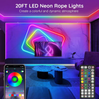 Светодиодные неоновые ленты для помещении AILBTON Led Neon Rope Lights 6-м (my-4333)