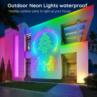 Светодиодные неоновые ленты для помещении AILBTON Led Neon Rope Lights 6-м (my-4333)