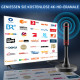 Антенна комнатная Sufubyte DVB-T/DVB-T2 с усилителемHDTV-антенна для телевизоров, большой радиус действия и приём на 360°, с магнитным основанием (my-17208)