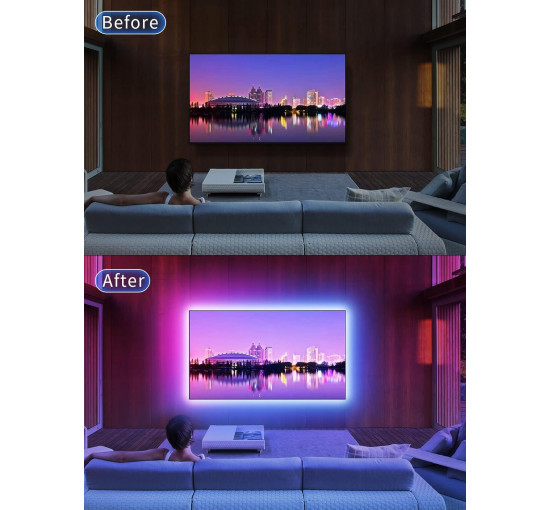 Світлодіодне підсвічування GIPOYENT для телевізора з діагоналлю 45-75 дюймів (my-18090)