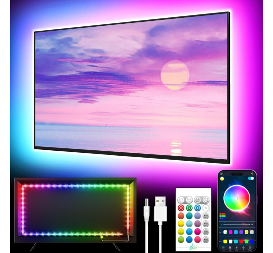 Світлодіодне підсвічування GIPOYENT для телевізора з діагоналлю 45-75 дюймів (my-18090) Світлодіодне підсвічування GIPOYENT для телевізора з діагоналлю 45-75 дюймів (my-18090)