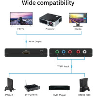 Конвертер компонентов в HDMI, адаптер PORTTA RGB в HDMI, видео конвертер 5 RCA YPbPr (my-4342)
