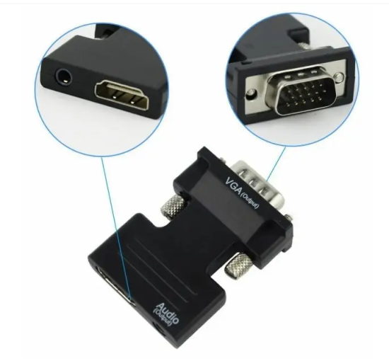 Конвертер з HDMI на VGA OUT Black (my-4340)
