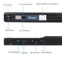 Бездротовий ручний сканер Microware iScan s001 LCD 900dpi (my-3073)