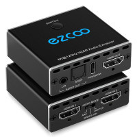 Аудиоэкстрактор EZCOOTECH HDMI2.1 4K при 120 Гц D-o-l-b-y ATMOS ARC CEC VRR ALLM EDID HDCP2.3 (my-3113)