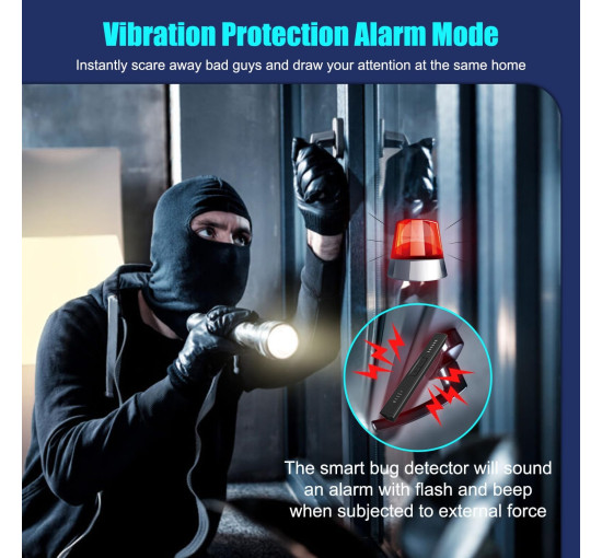 Детектор скрытых камер жучков антишпион прослушивание GPS-трекер Acbaeta M18 (my-18141)