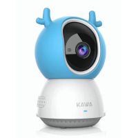 Видеоняня - радионяня, камера безопасности для помещений KAWA BBM S6-C, IP-камера 2.4 G WiFi 360 (my-3049)