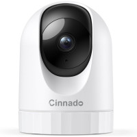 Внутрішня камера Cinnado D1 відеоспостереження 2K, відео-радіоняня з Wi-Fi-камерою 2,4G та аудіо, сирена, нічне бачення для дому (my-040)