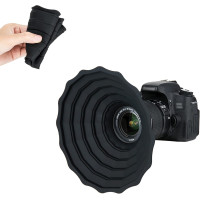 Силиконовая складная антибликовая защитная бленда JJC ARS для зеркальных камер Canon, Nikon, Sony, Fuji диаметр от 53 мм до 72 мм (my-15093)