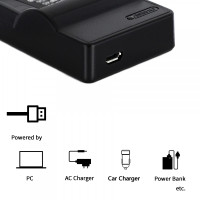 Ультратонкий зарядний пристрій USB для акумулятора камери Fujifilm NP-45 (my-15321)