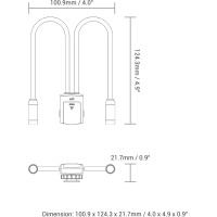 Гибкая светодиодная лампа для макросъемки 5600K для цифровых зеркальных фотокамер Nikon Canon Sony JJC LED-2DII (my-12025)