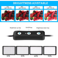 Комплект из 2 светодиодных видеоламп USB-светильники с регулируемой яркостью 5600K мини-штативом и цветными фильтрами для съемки записи видео и трансляции игр (my-17006)