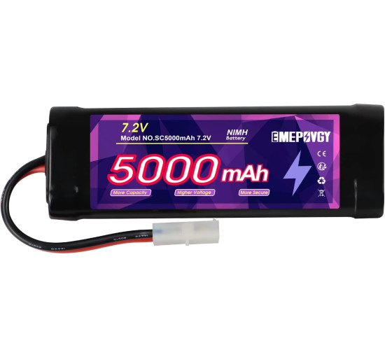 Акумулятори для керованих моделей моделей EMEPOVGY RC NiMH SC5000 mAh 7,2 В (my-3132)