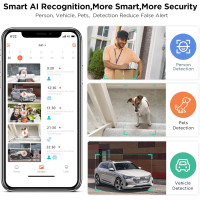 Беспроводная наружная камера видеонаблюдения G-Homa, WiFi, 1080P,  чорный (my-12018)